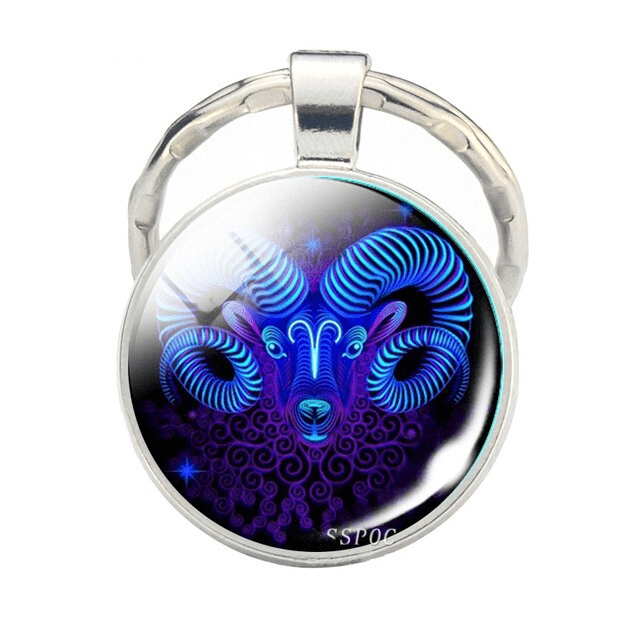 Porte-clé spirituel | Signe astrologique au choix - Ozra