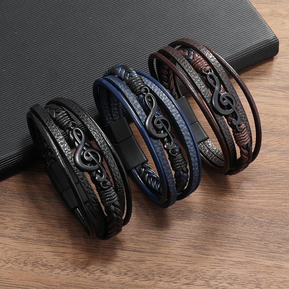 Bracelet en cuir | Rythmo