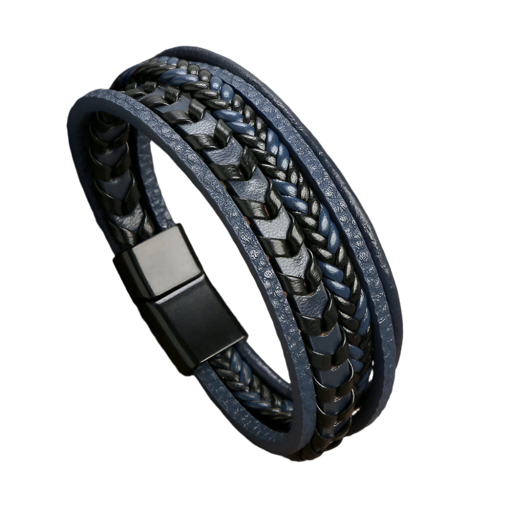 Bracelet viking en cuir tressé | Ragnar